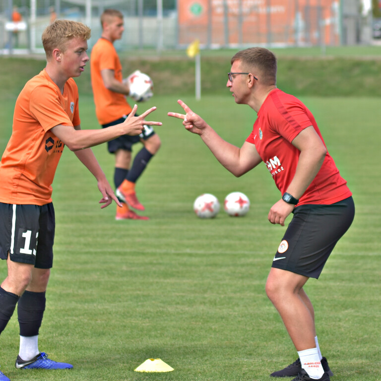 Trening juniorów starszych w obiektywie