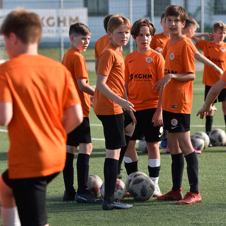 Poniedziałkowy trening naszych zespołów