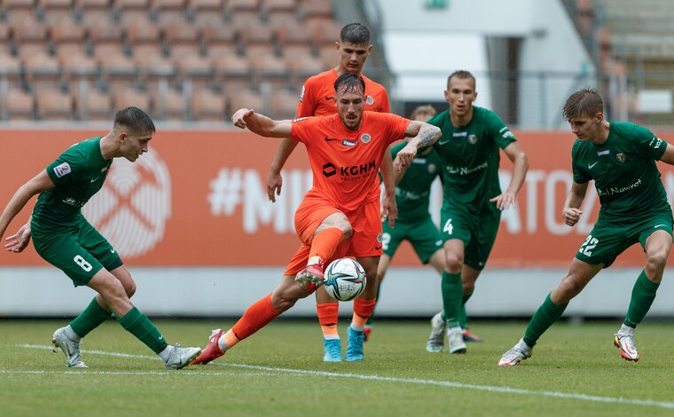 eWinner 2 liga: KGHM Zagłębie Lubin - Śląsk II Wrocław | FOTO